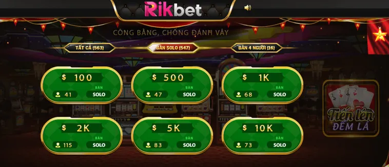 Chinh Phục Đỉnh Cao Tiến Lên Đếm Lá Tại RikBet Với Chiến Thuật Độc Đáo