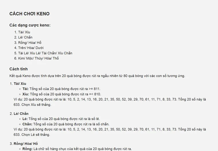 Keno Siêu Tốc Tại RikBet Trải Nghiệm Đẳng Cấp Thắng Cược Khủng Mỗi Ngày