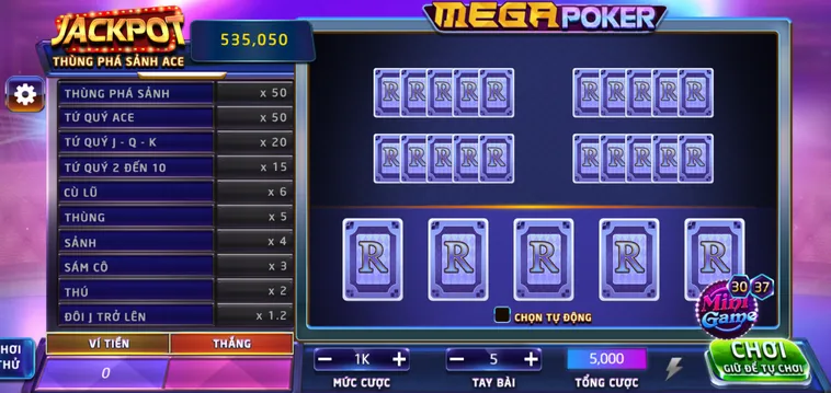Trải Nghiệm Đỉnh Cao Mega Poker Tại RikBet Với Đấu Trường Bài Đẳng Cấp Nhất