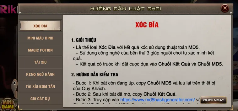 Quay Số Xóc Đĩa Max Tại RikBet Đỉnh Cao Trò Chơi Cá Cược Hấp Dẫn Nhất